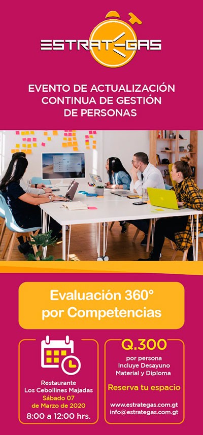 Evento de Actualización Continua de Gestión de Personas - Evaluación 360° por Competencias