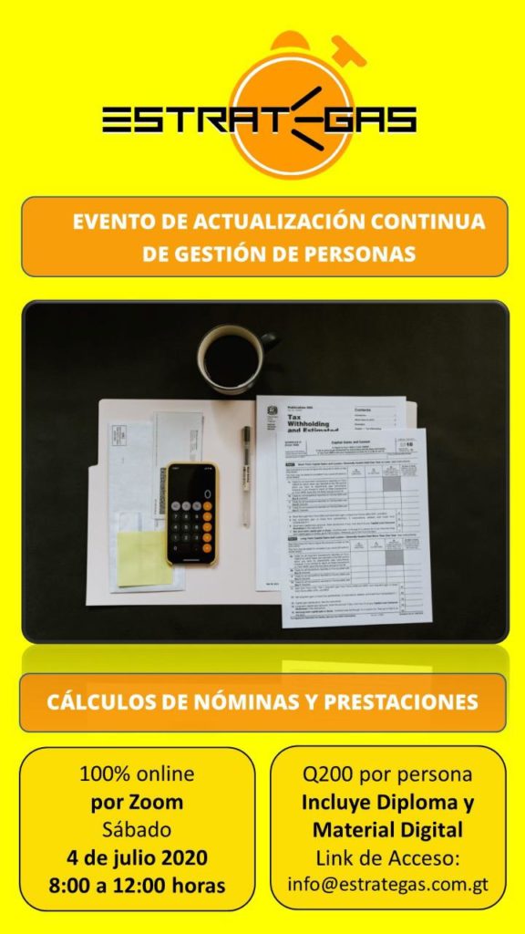 Evento de Actualización Continua de Gestión de Personas - Cálculos de Nóminas y Prestaciones